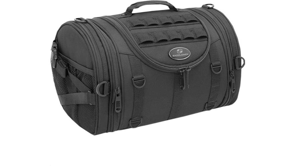 saddlemen tactical motorcycle tail bag