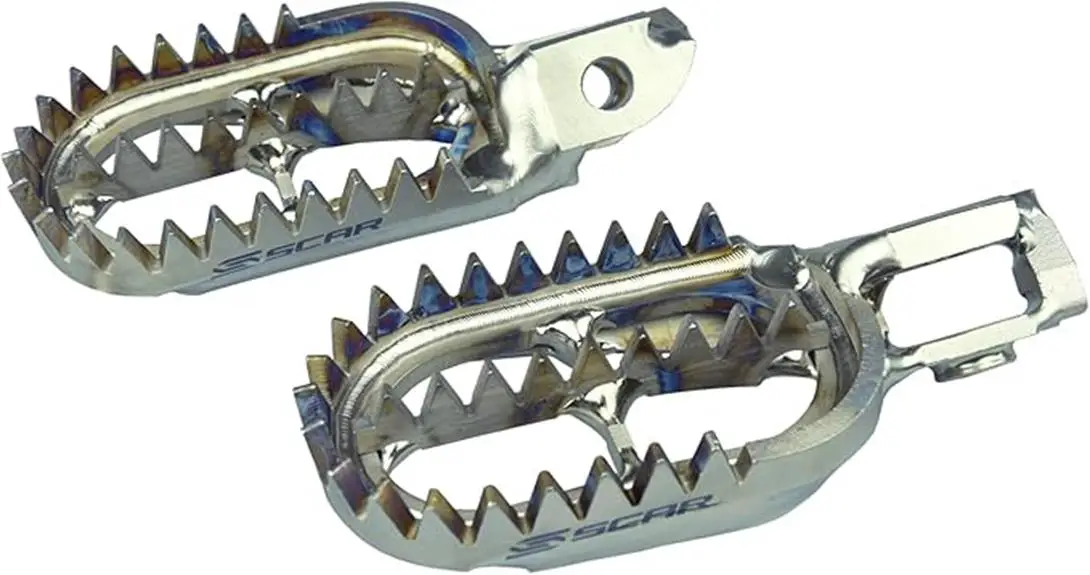 scar titanium footpegs ktm 2023