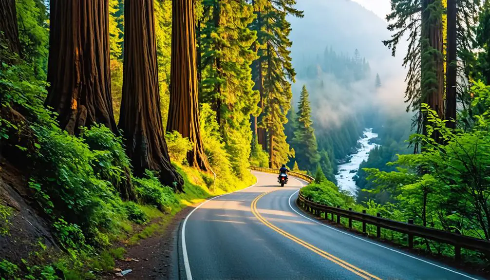 7 Breathtaking Scenic Motorcycle Rides Around Redwood National and State Parks