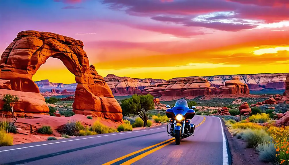 Top 5 Must-Do Motorcycle Rides Around Arches National Park