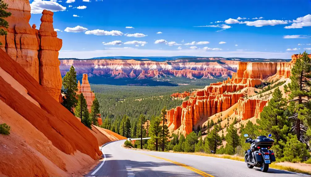 Best Motorcycle Routes Near Bryce Canyon National Park