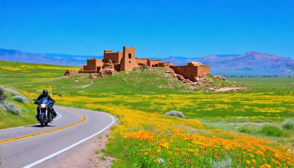 7 Scenic Motorcycle Routes Around Fort Union National Monument