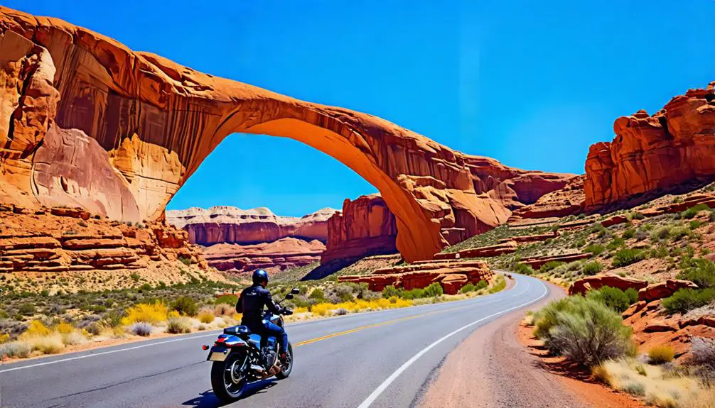 Best Motorcycle Routes Around Rainbow Bridge National Monument