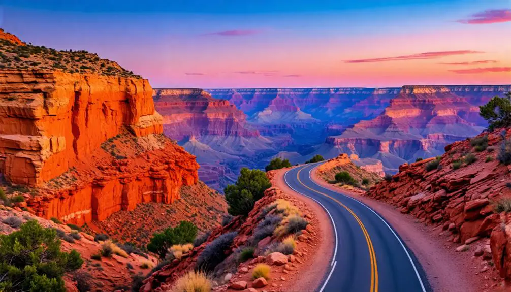 Best Motorcycle Routes Near Grand Canyon National Park