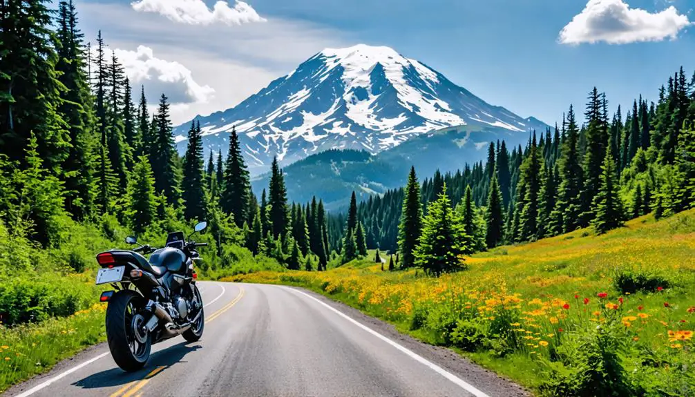 Top 5 Motorcycle Rides Near Mount Rainier National Park