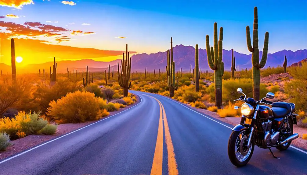 Top 3 Motorcycle Rides Around Saguaro National Park