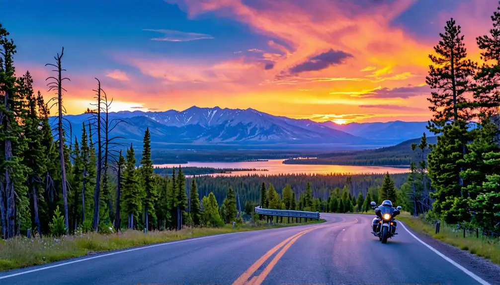 Top 10 Motorcycle Rides Near Yellowstone National Park