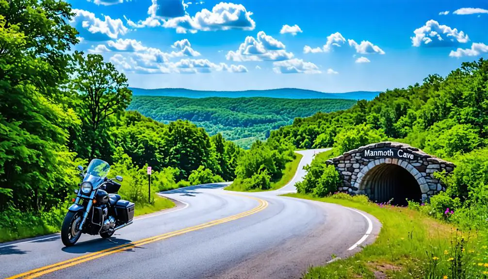 7 Scenic Motorcycle Tours Near Mammoth Cave National Park