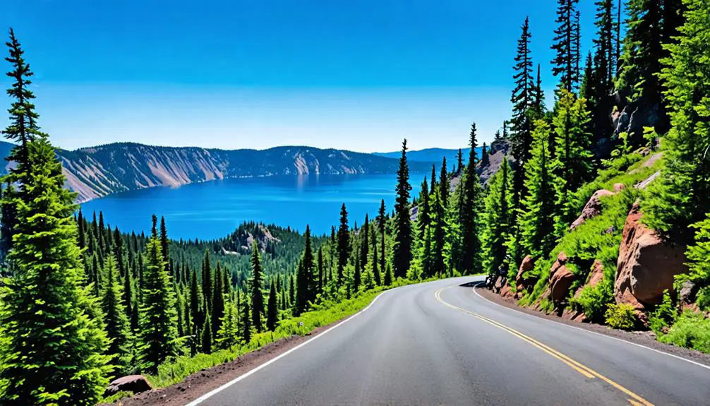 Best Motorcycle Routes Near Crater Lake National Park