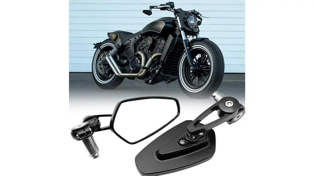 scout bobber motorcycle mirrors