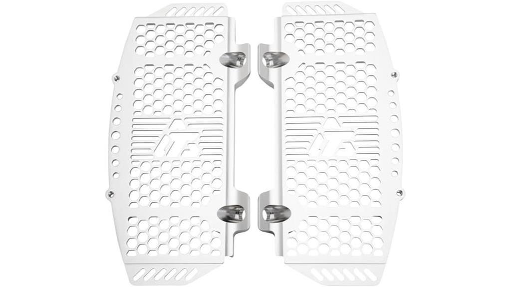 silver radiator guards ktm