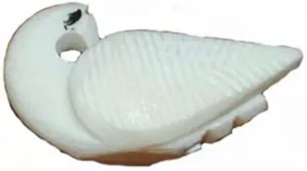 sitar bone swan bead