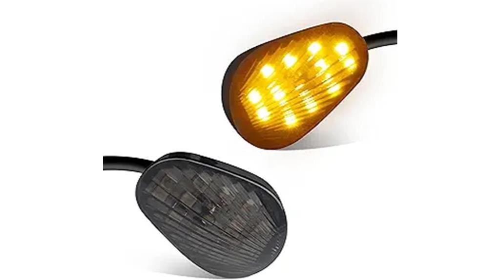 smoked lens motorcycle turn signals