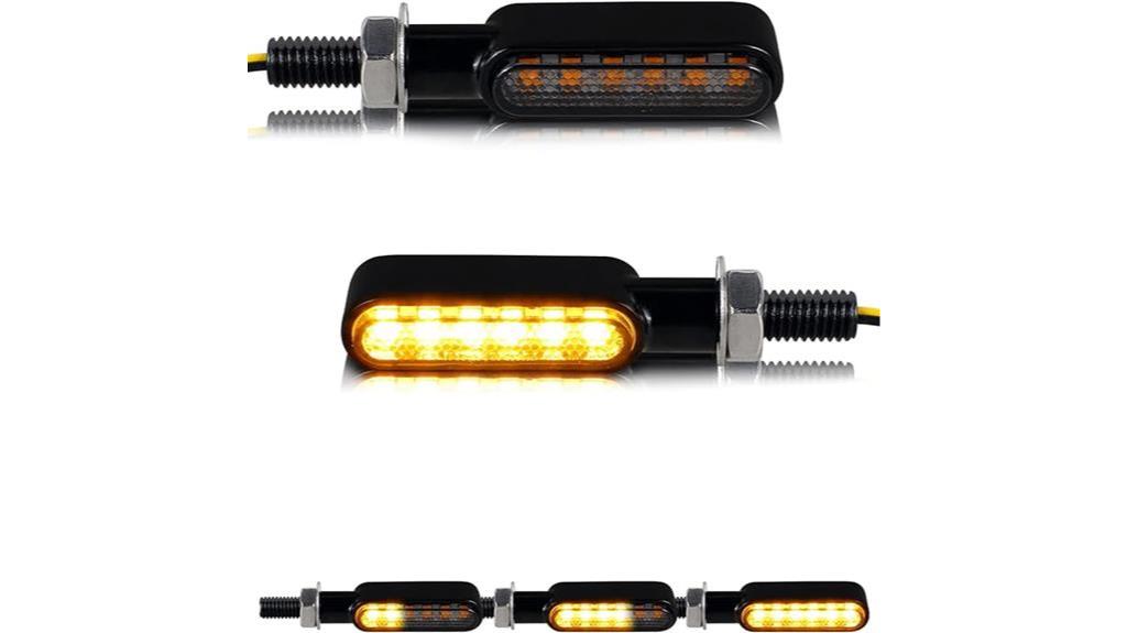 smoked motorcycle led signals