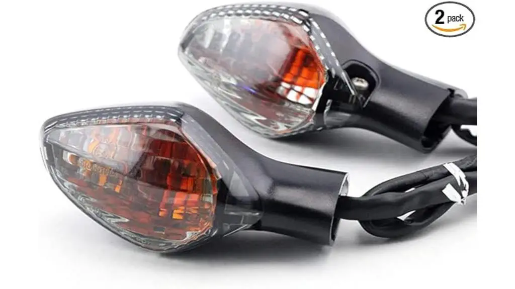 smoked turn signal lights