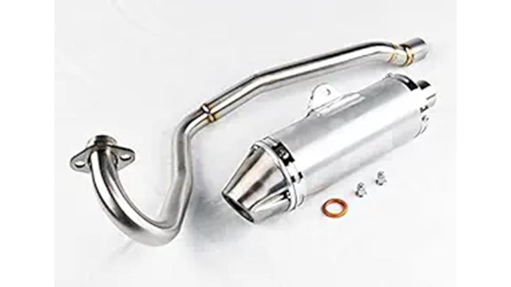 stainless muffler for kawasaki