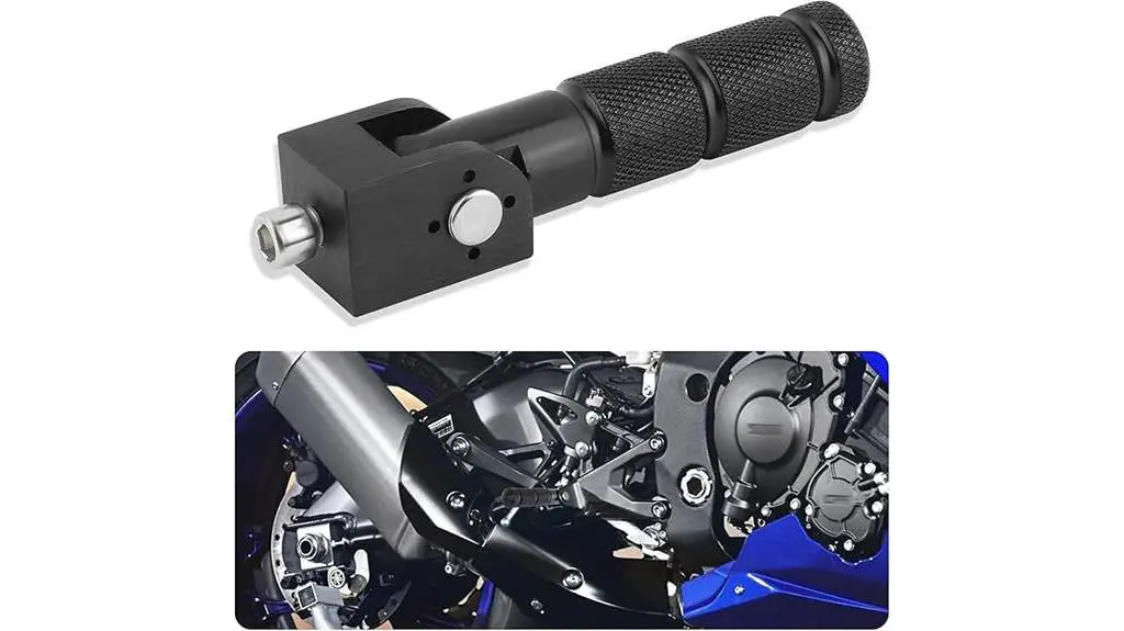 stylish foldable motorcycle foot pegs