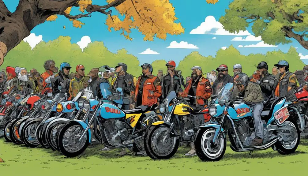 suzuki motorcycle club variants