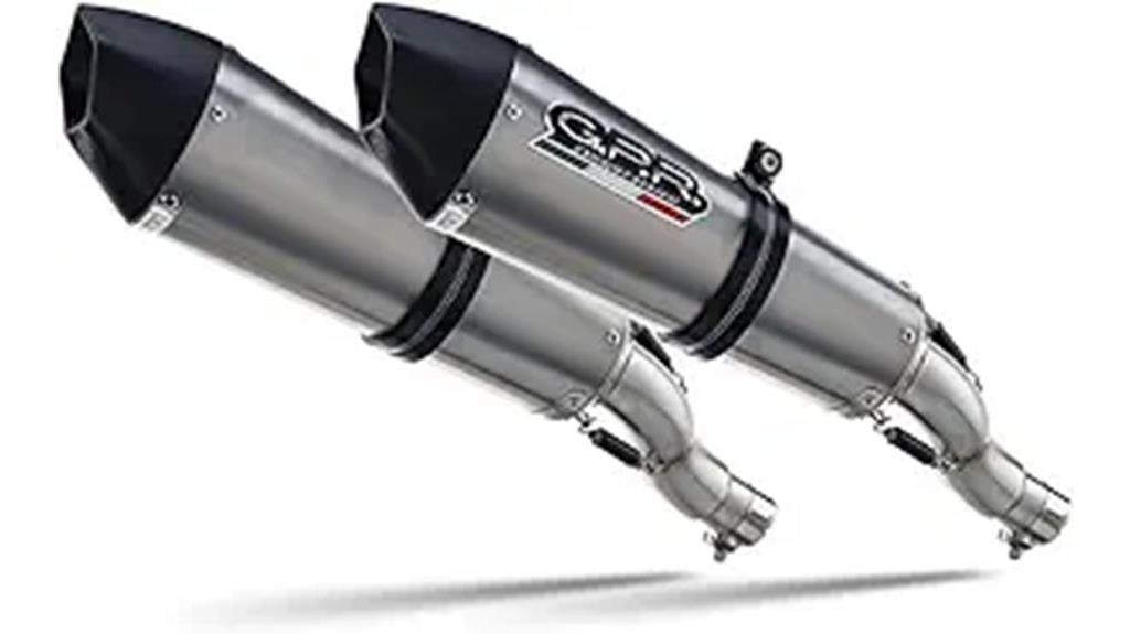 titanium dual exhaust system