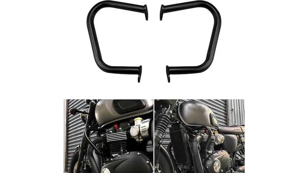 triumph bonneville bobber crash bar