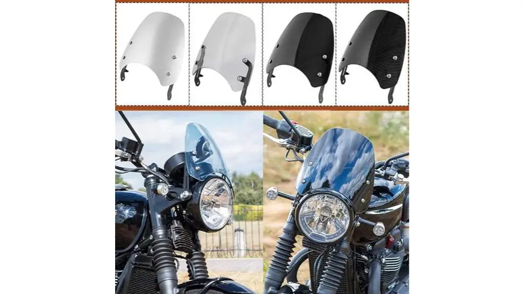 triumph bonneville flyscreen compatibility