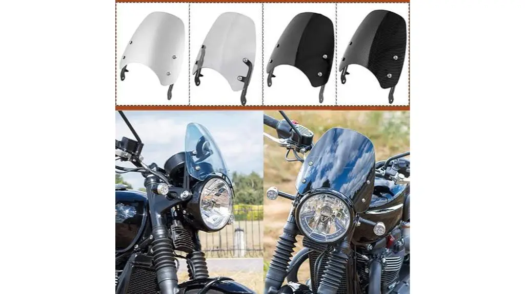 triumph bonneville flyscreen windscreen