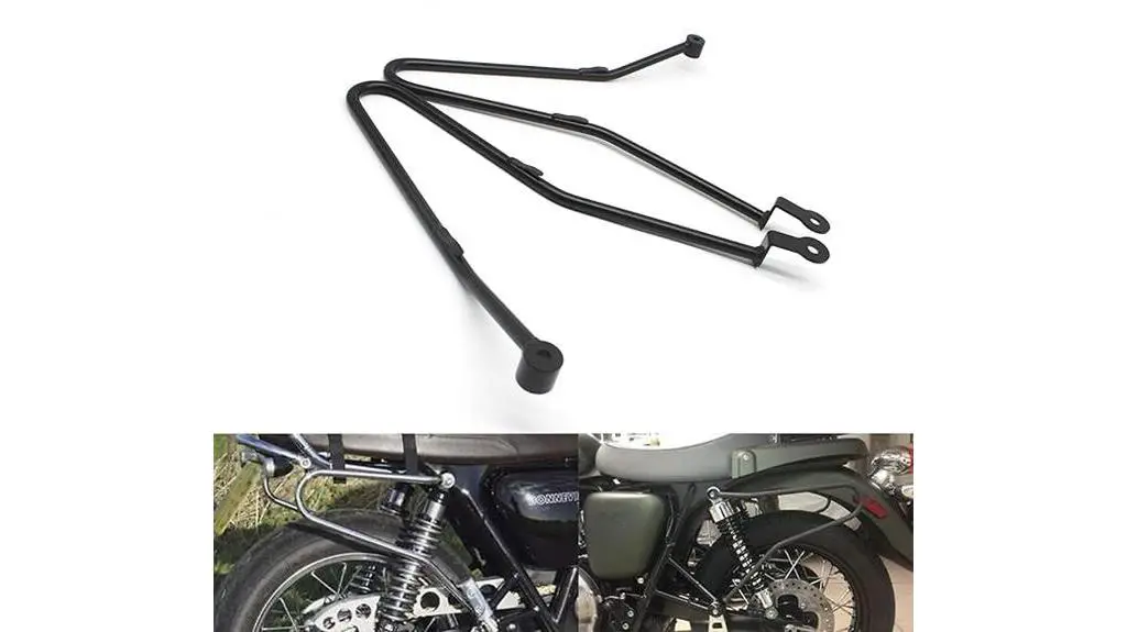 triumph bonneville saddlebag support