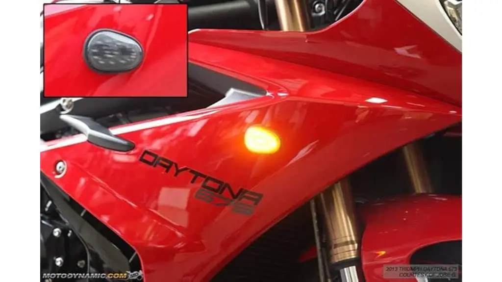 triumph daytona 675 led signals