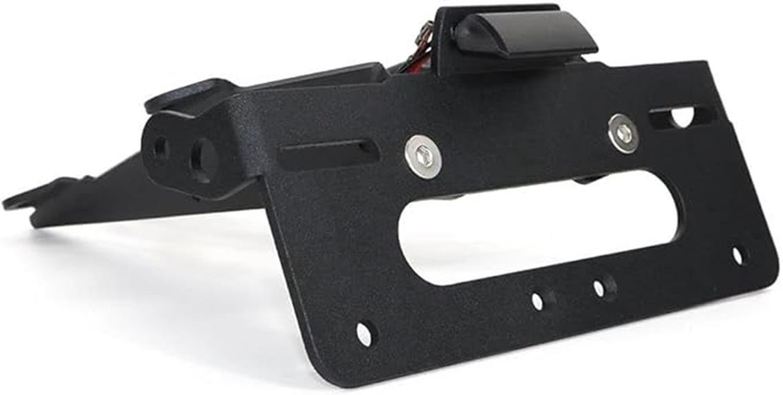 triumph motorcycle license plate holder