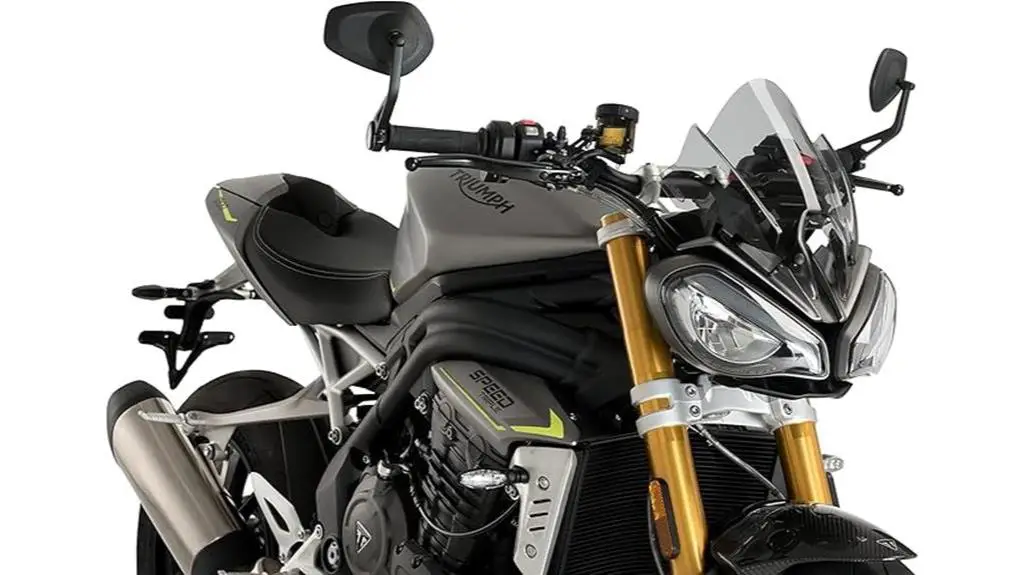 triumph speed triple rs windshield