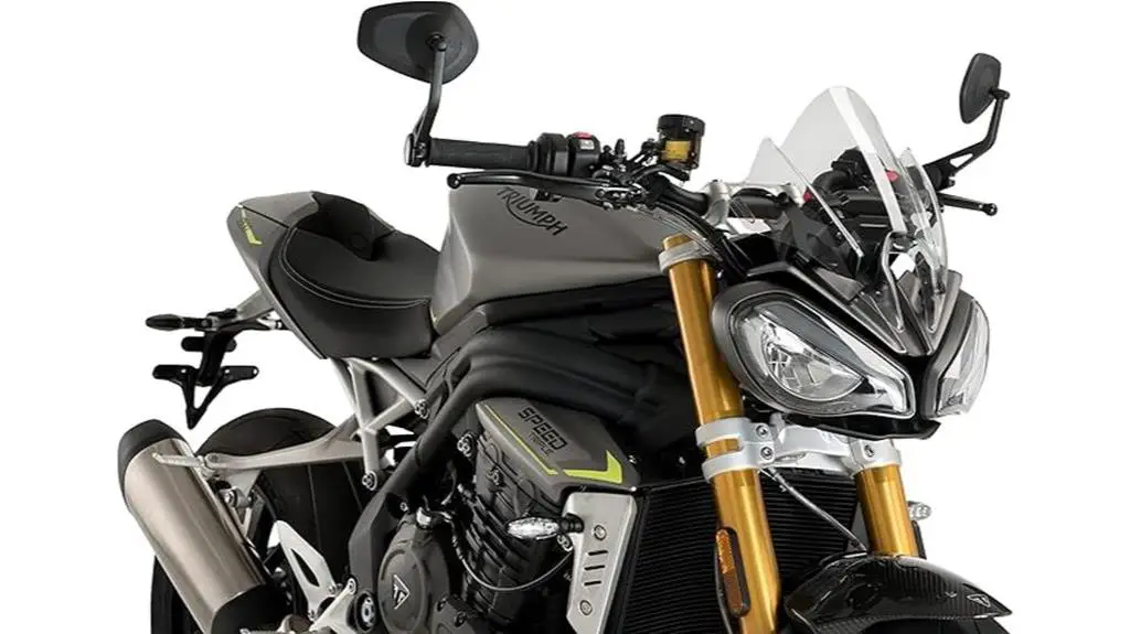 triumph speed triple rs windshield