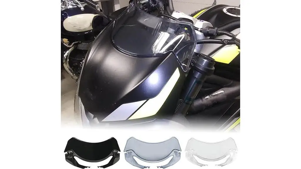 triumph street triple windscreen