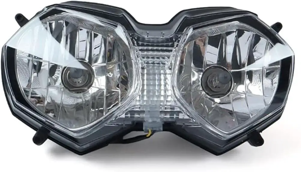 triumph tiger headlamp assembly