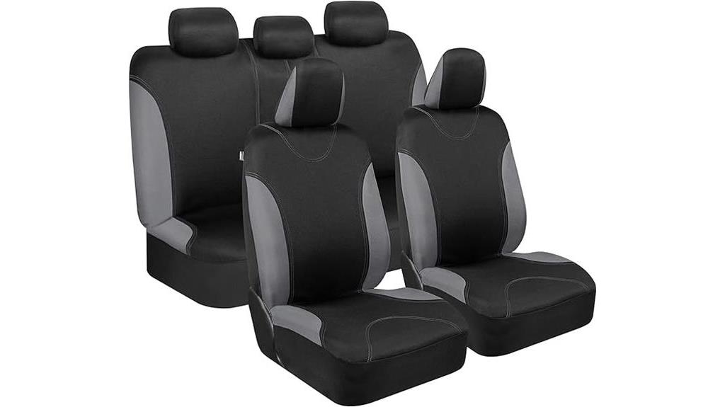 ultrasleek gray car seat covers