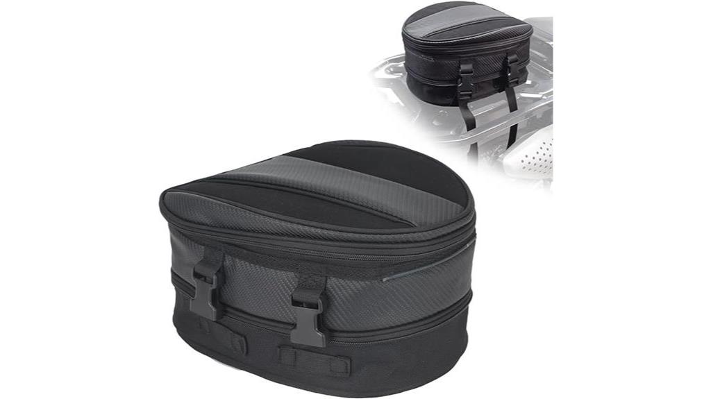 universal 11 5l motorcycle tail bag