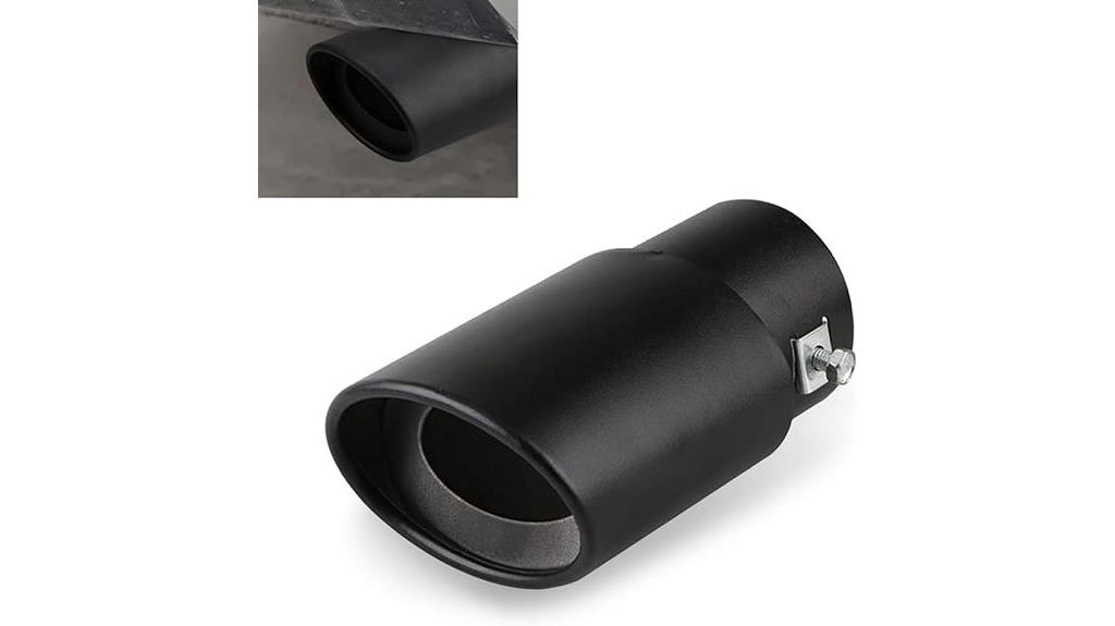 universal black exhaust tip