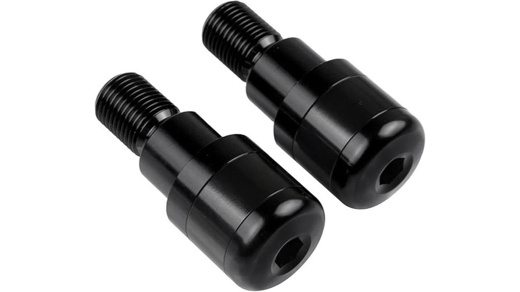 universal black yamaha handlebar ends