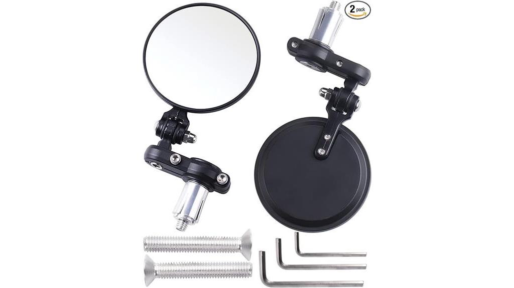 universal folding bar end mirrors