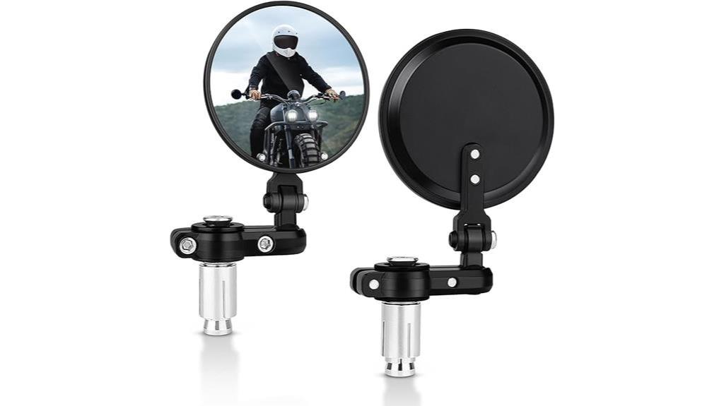 universal folding motorcycle mirrors