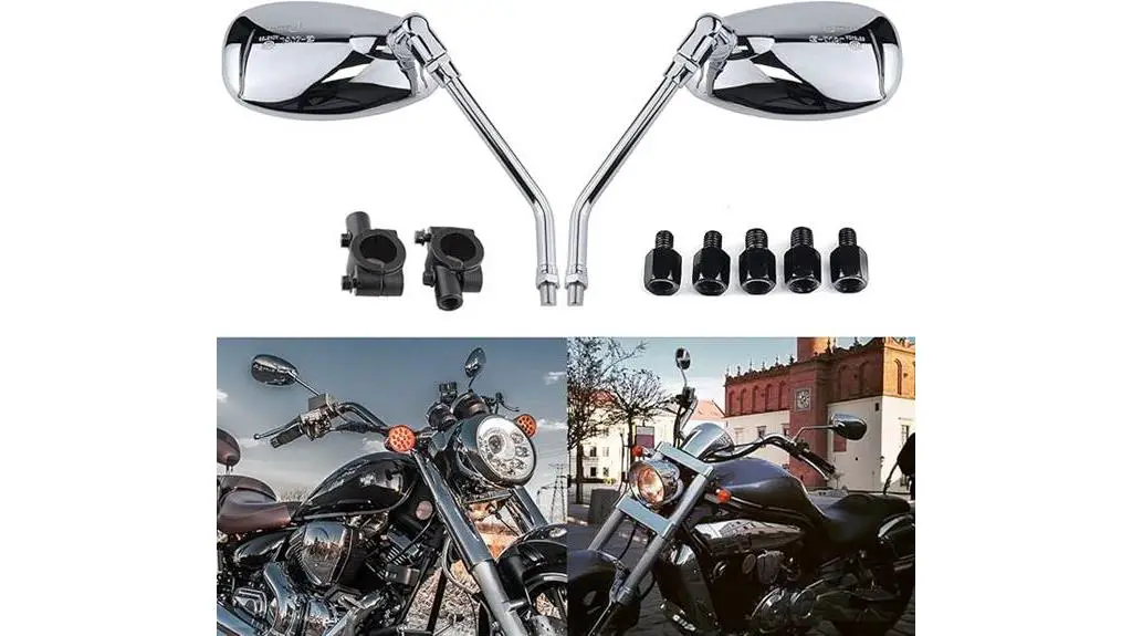 universal handlebar side mirrors