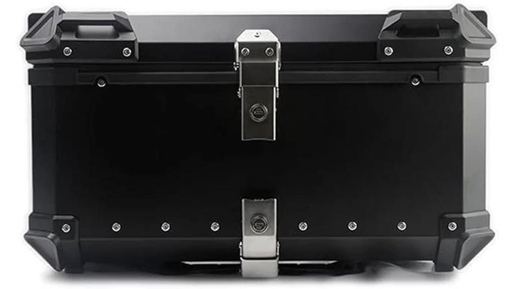 universal motorcycle aluminum trunk