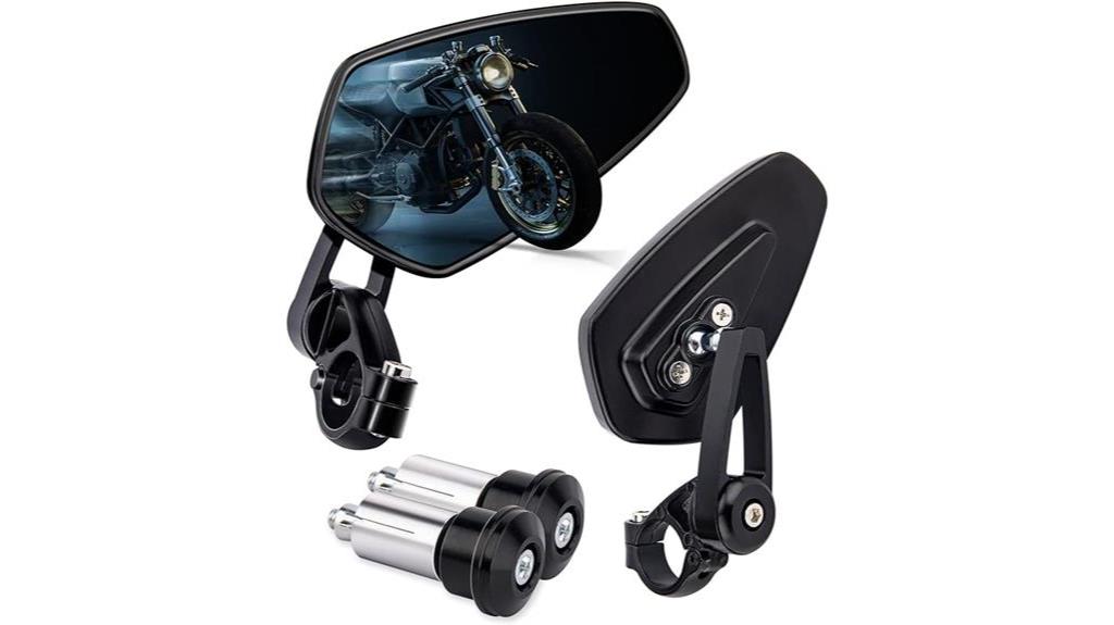 universal motorcycle bar end mirrors