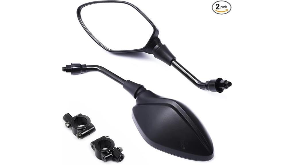 universal motorcycle mirrors compatible