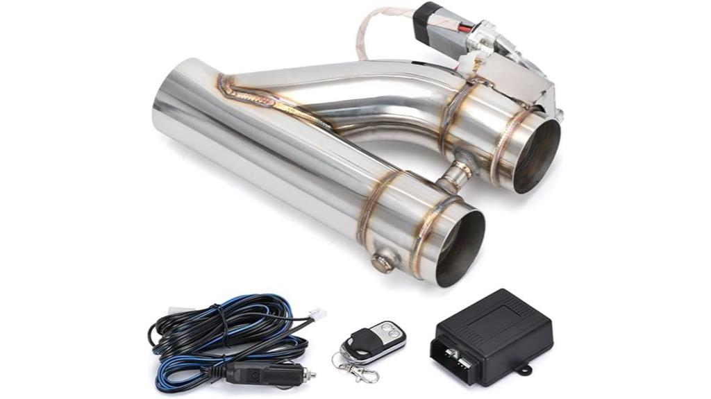 universal stainless steel exhaust kit