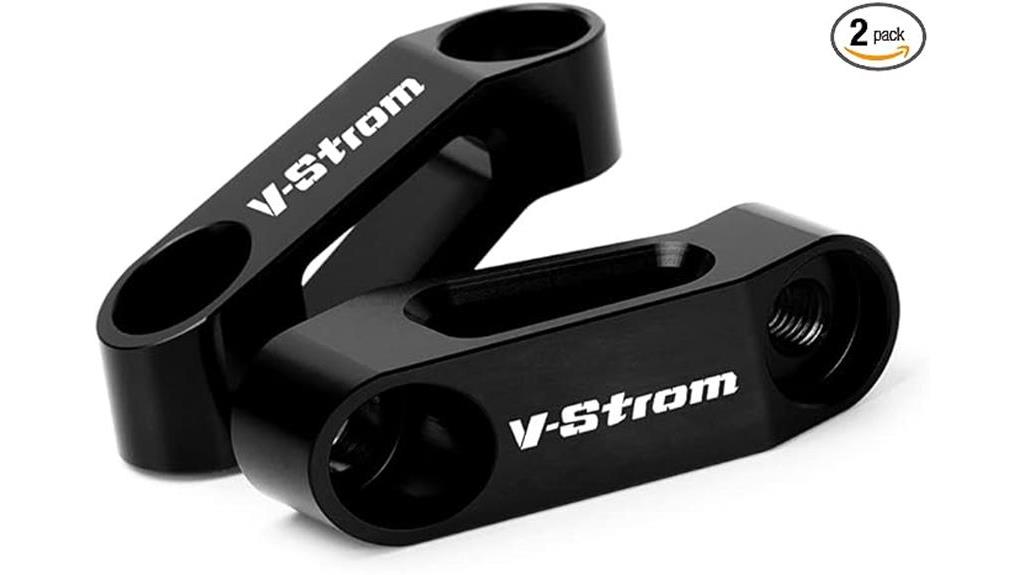 v strom mirror riser extenders