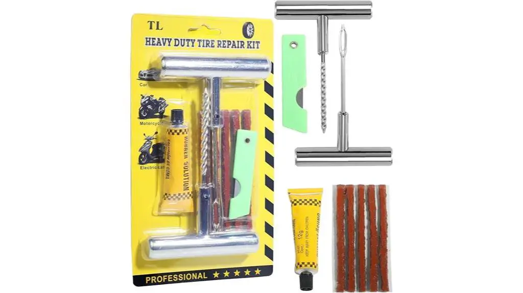 versatile 9pcs tire repair