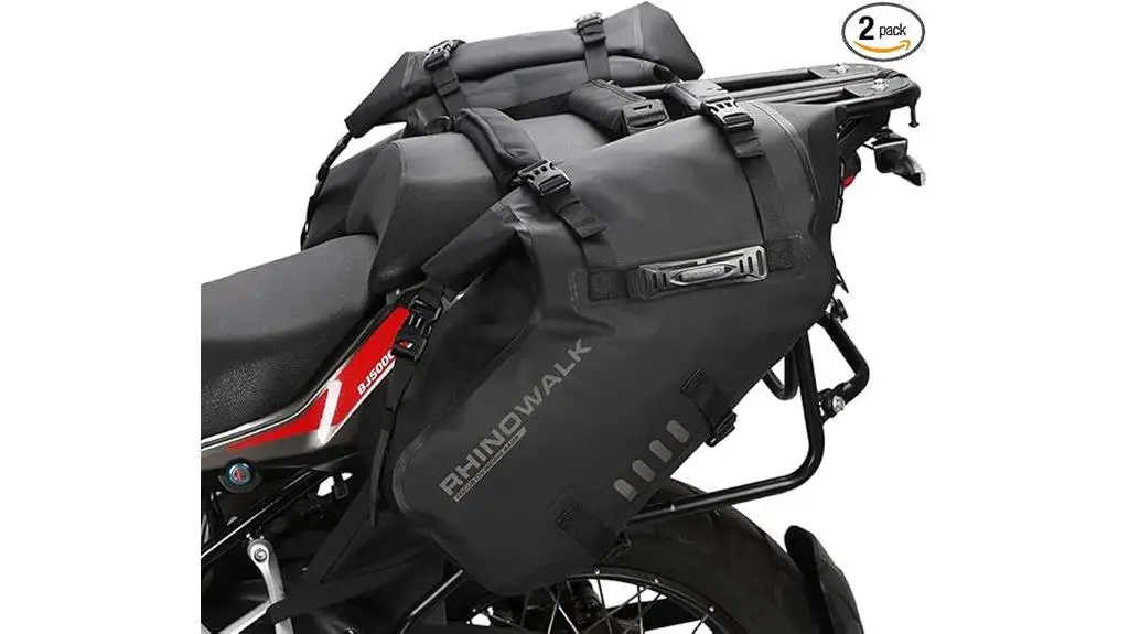 waterproof motorcycle saddle bags