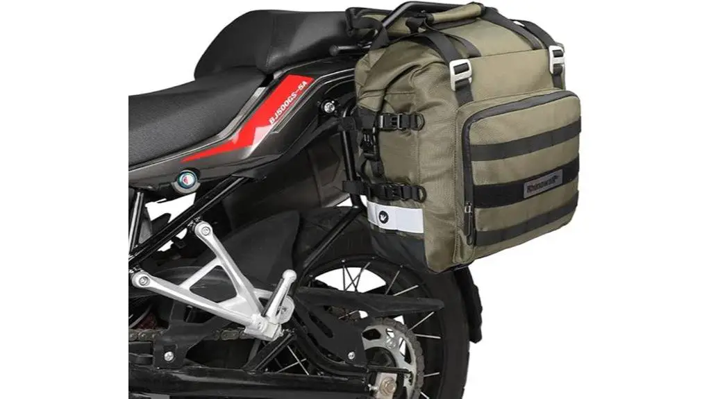 waterproof motorcycle saddlebag 20l