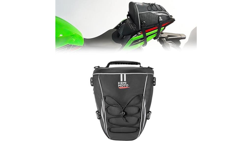 waterproof motorcycle tail bag