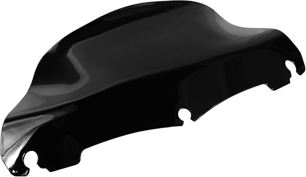 wave windshield for harley